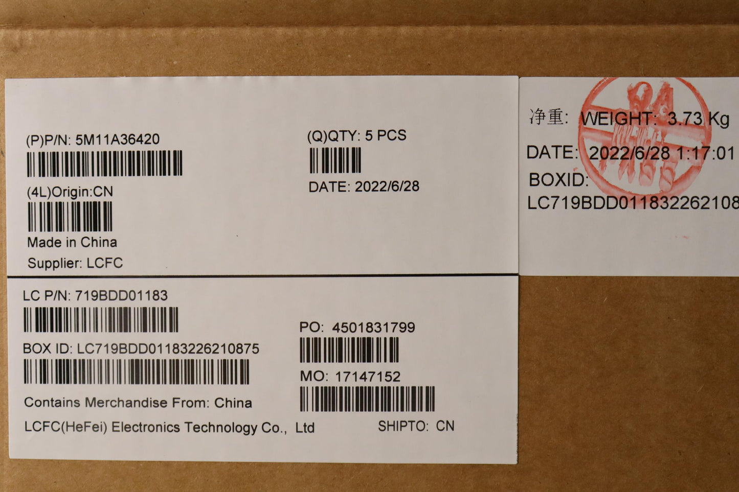 Lenovo Mech_Asm Kb Ita Bklt(T)Fpr Uk - 5M11A36420