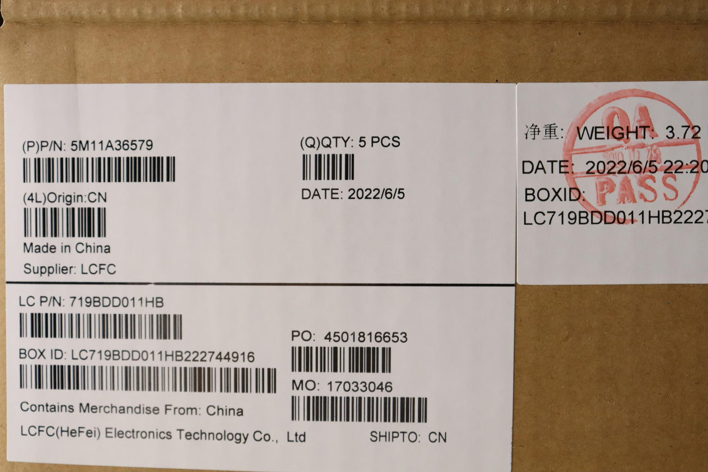 Lenovo Mech_Asm Kb Ind Eng(P)Us Sr - 5M11A36579