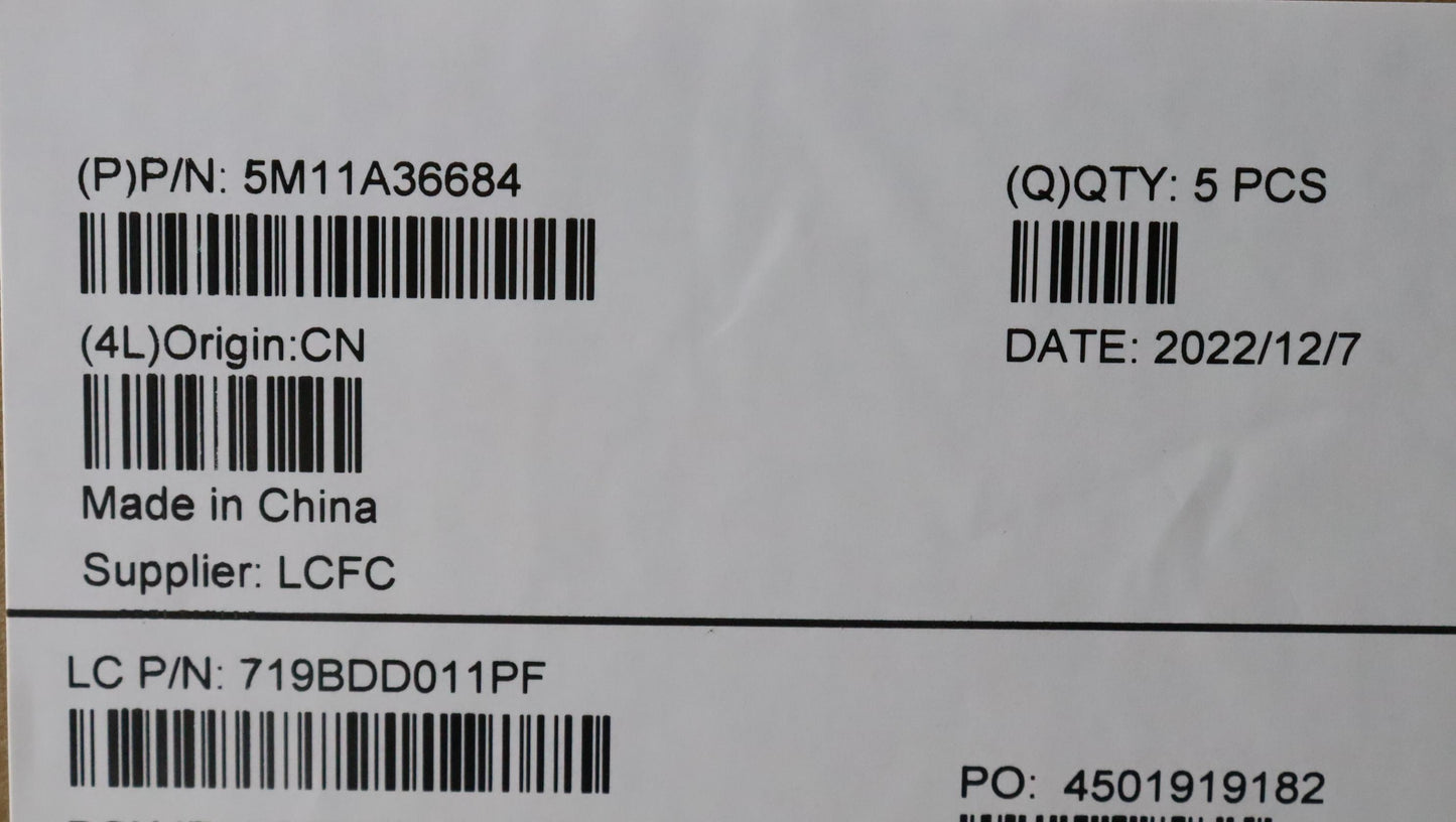 Lenovo Mech_Asm Kb Ind Eng(P)Fpr Us S - 5M11A36684