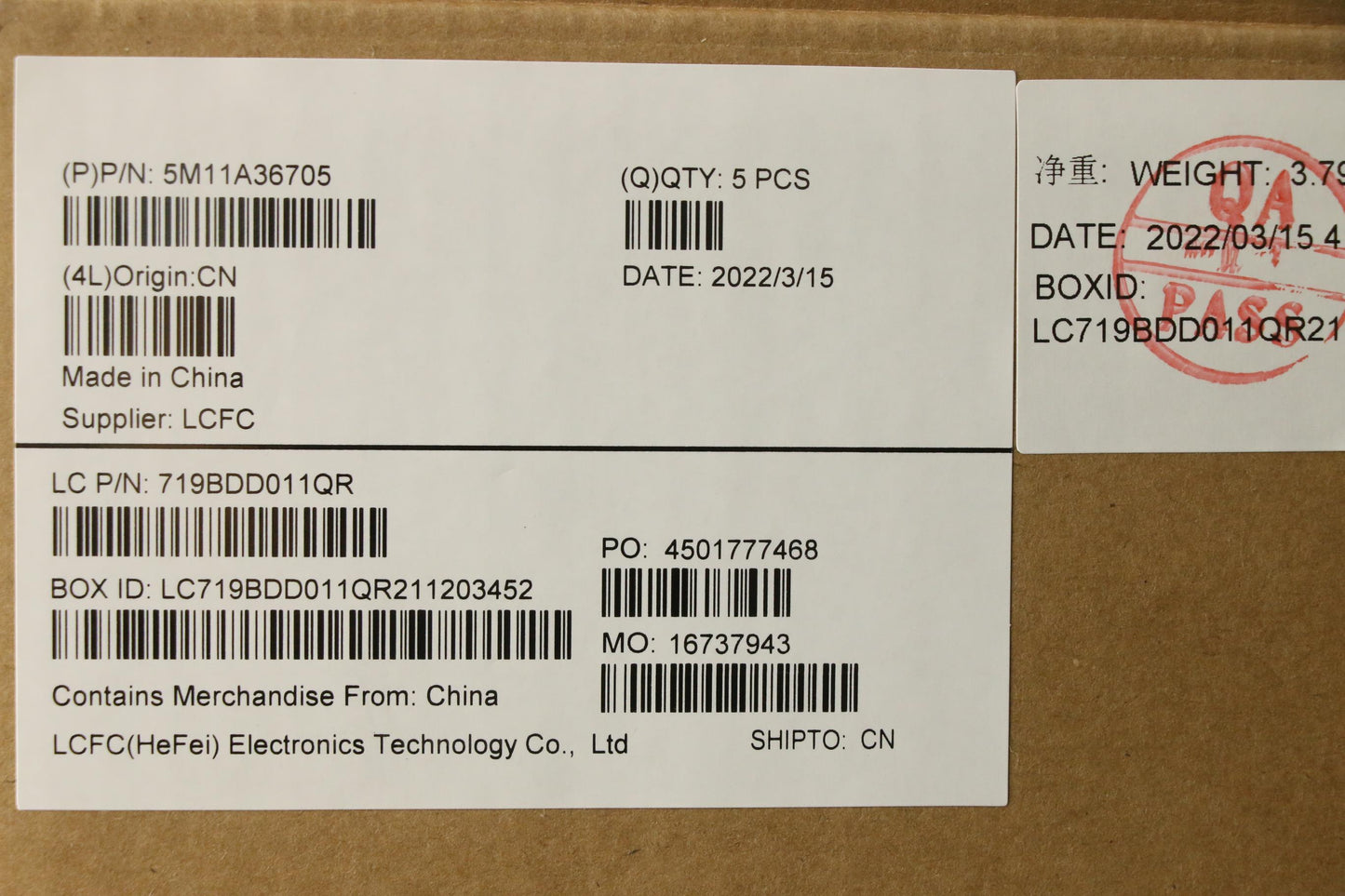 Lenovo Mech_Asm Kb 058 Fra Bklt(P)Uk - 5M11A36705
