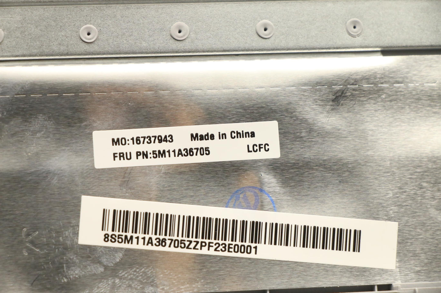 Lenovo Mech_Asm Kb 058 Fra Bklt(P)Uk - 5M11A36705