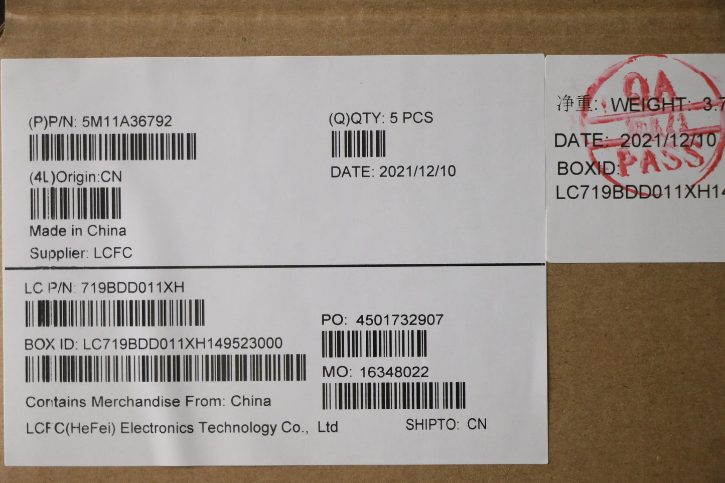 Lenovo Mech_Asm Kb La Spa Bklt(P)Uk S - 5M11A36792