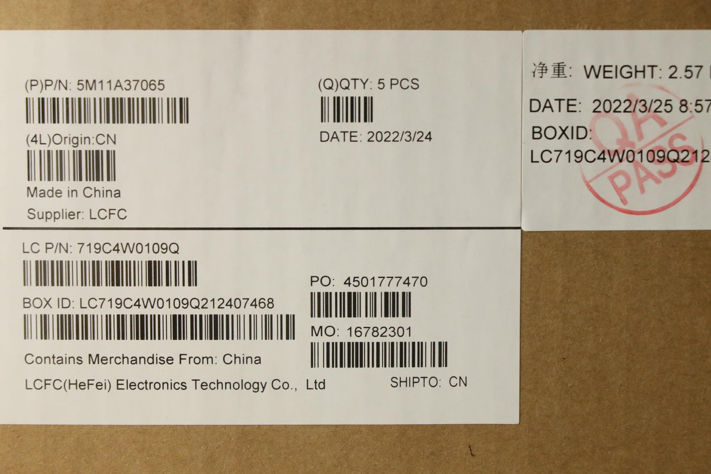 Lenovo Mech_Asm Kbdw/C Euro Eng (Chy) - 5M11A37065