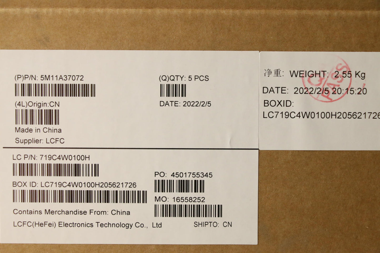 Lenovo Mech_Asm Kbdw/C Fra (Sun) Uk B - 5M11A37072