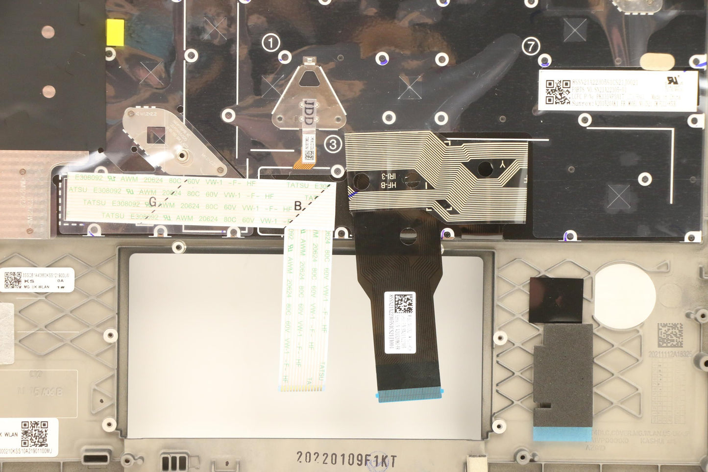 Lenovo Mech_Asm Kbdw/C Fra (Sun) Uk B - 5M11A37072