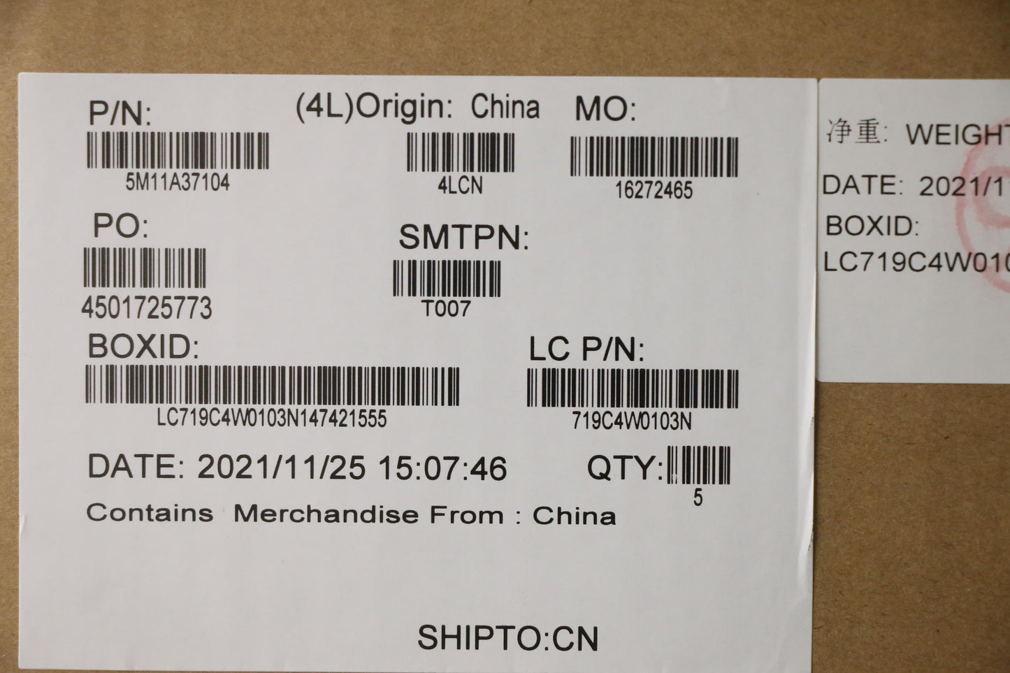 Lenovo Mech_Asm Kbdw/C Ita (Sun) Uk B - 5M11A37104