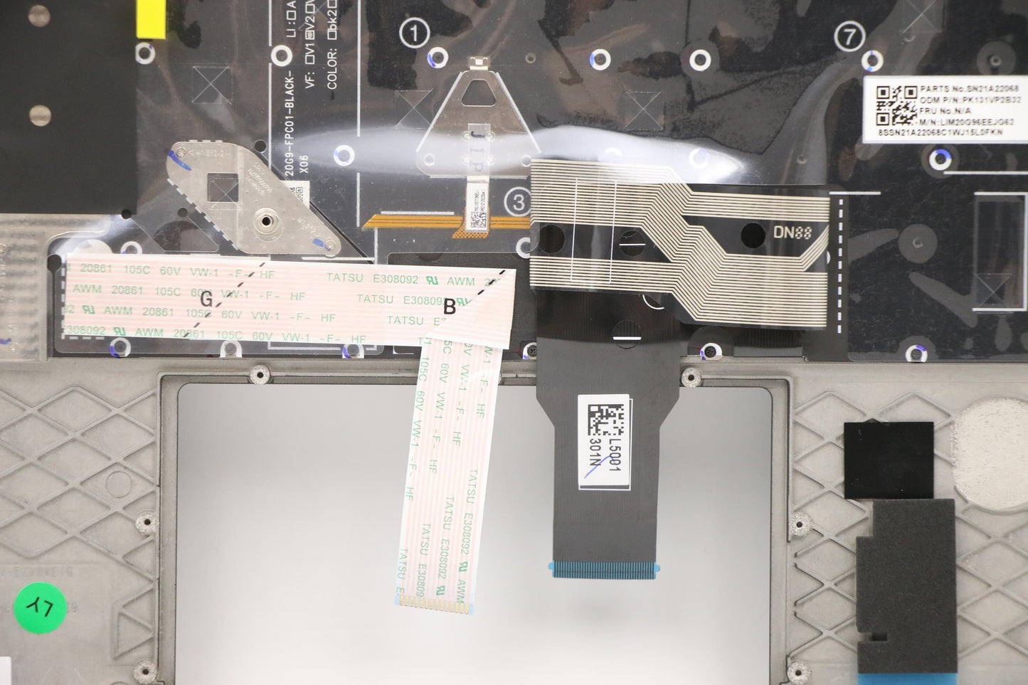 Lenovo Mech_Asm Kbdw/C Est Bklt(Chy) - 5M11A37260