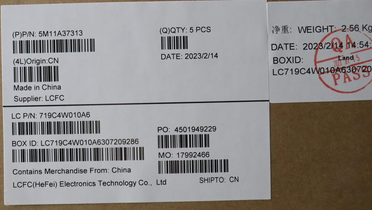 Lenovo Mech_Asm Kbdw/C Hbw Bklt(Chy) - 5M11A37313