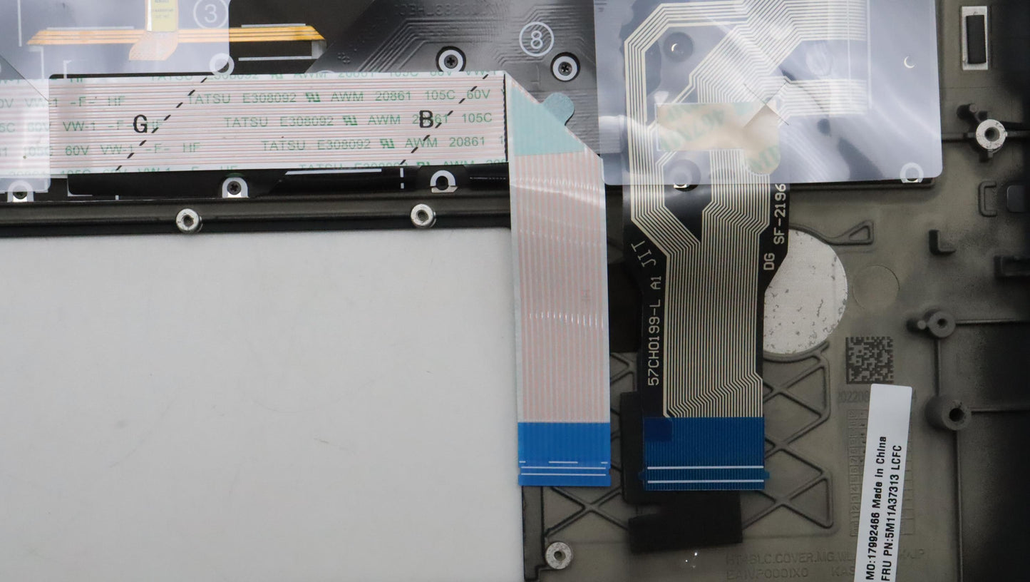 Lenovo Mech_Asm Kbdw/C Hbw Bklt(Chy) - 5M11A37313