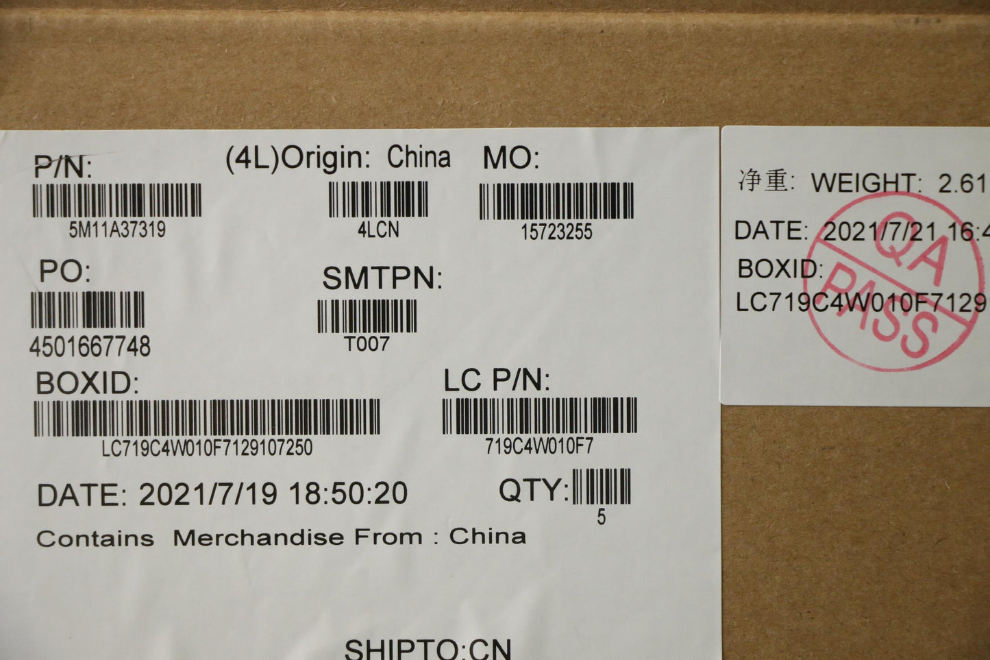 Lenovo Mech_Asm Kbdw/C Hbw Bklt(Sun) - 5M11A37319