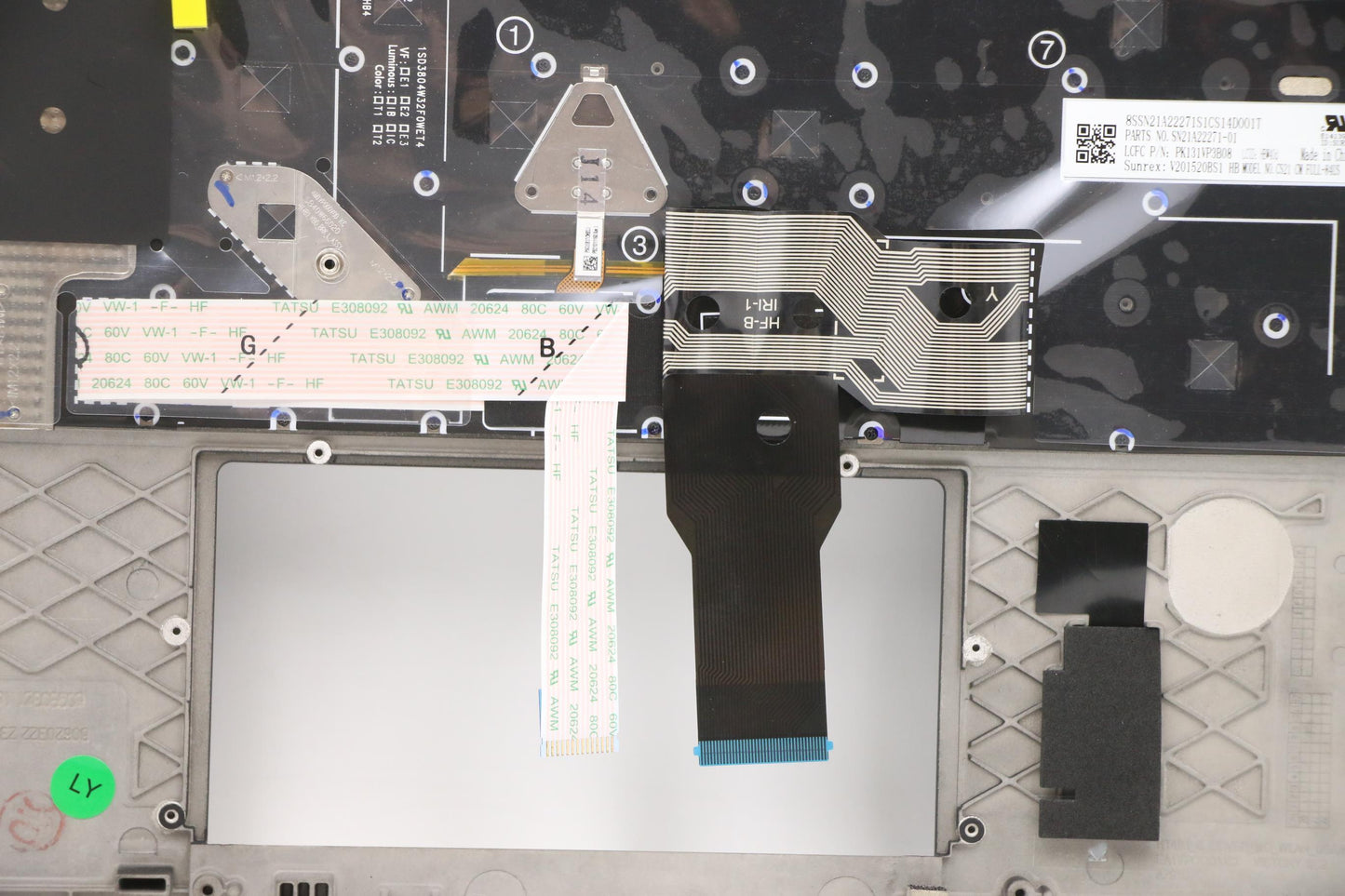 Lenovo Mech_Asm Kbdw/C Hbw Bklt(Sun) - 5M11A37319