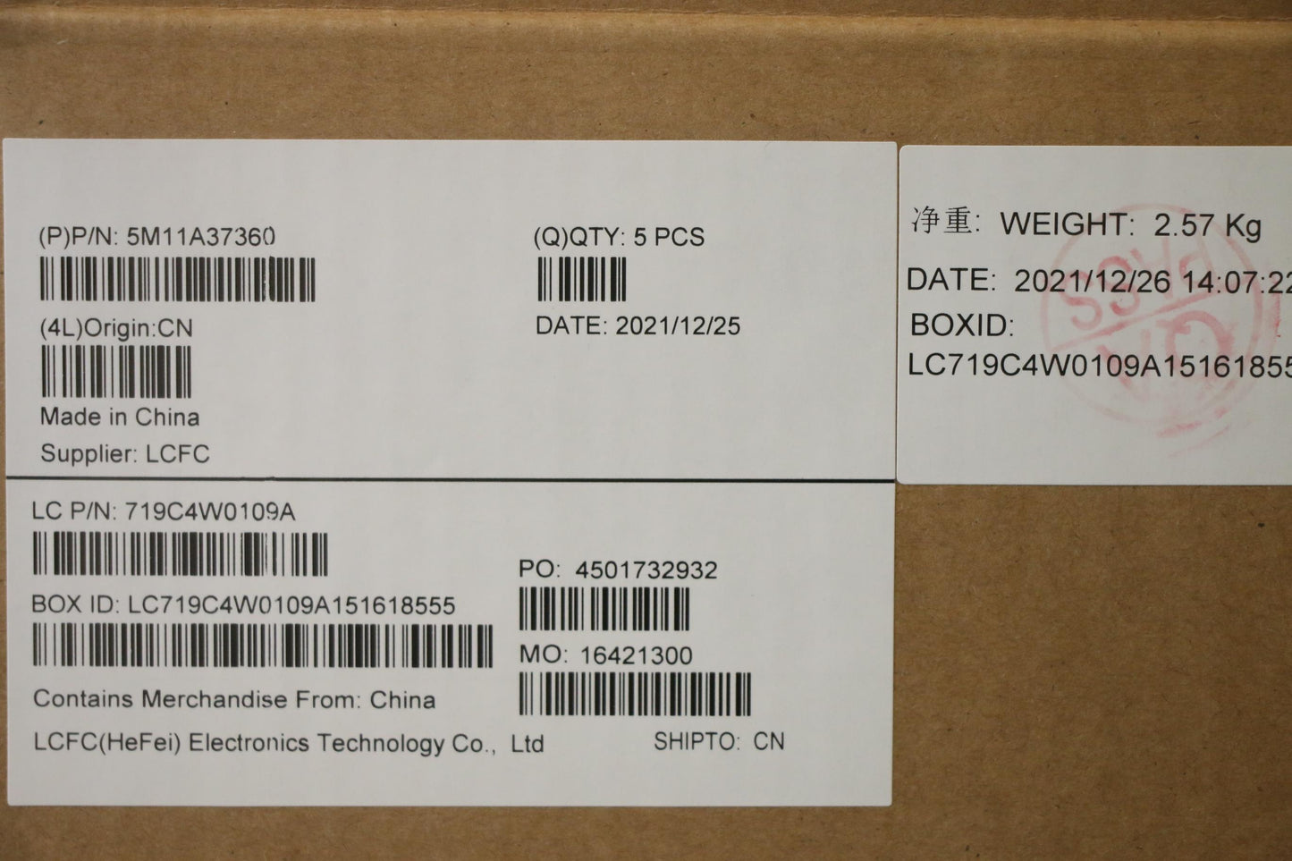 Lenovo Mech_Asm Kbdw/C Kor Bklt(Chy) - 5M11A37360