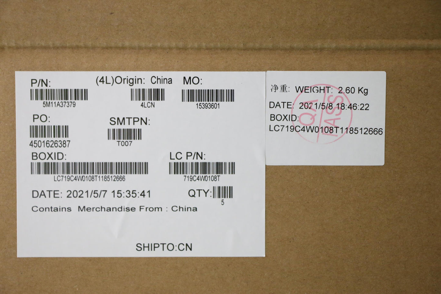 Lenovo Mech_Asm Kbdw/C La Spa Bklt(Su - 5M11A37379