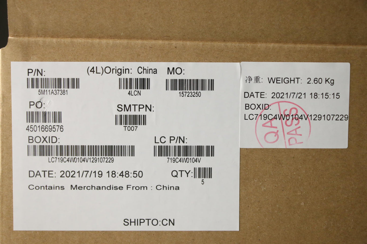 Lenovo Mech_Asm Kbdw/C Nor Bklt(Chy) - 5M11A37381