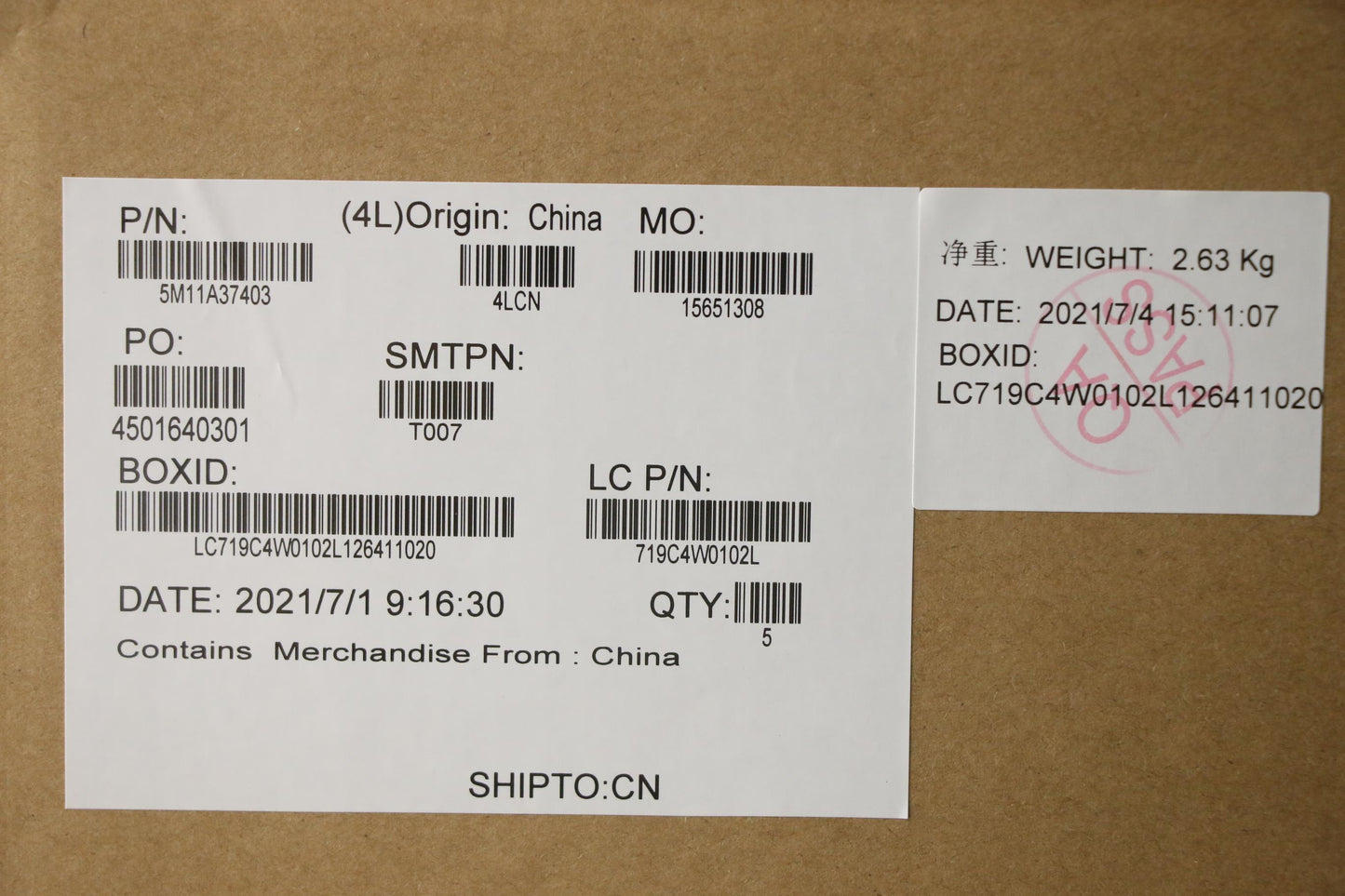 Lenovo Mech_Asm Kbdw/C Por Bklt(Sun) - 5M11A37403