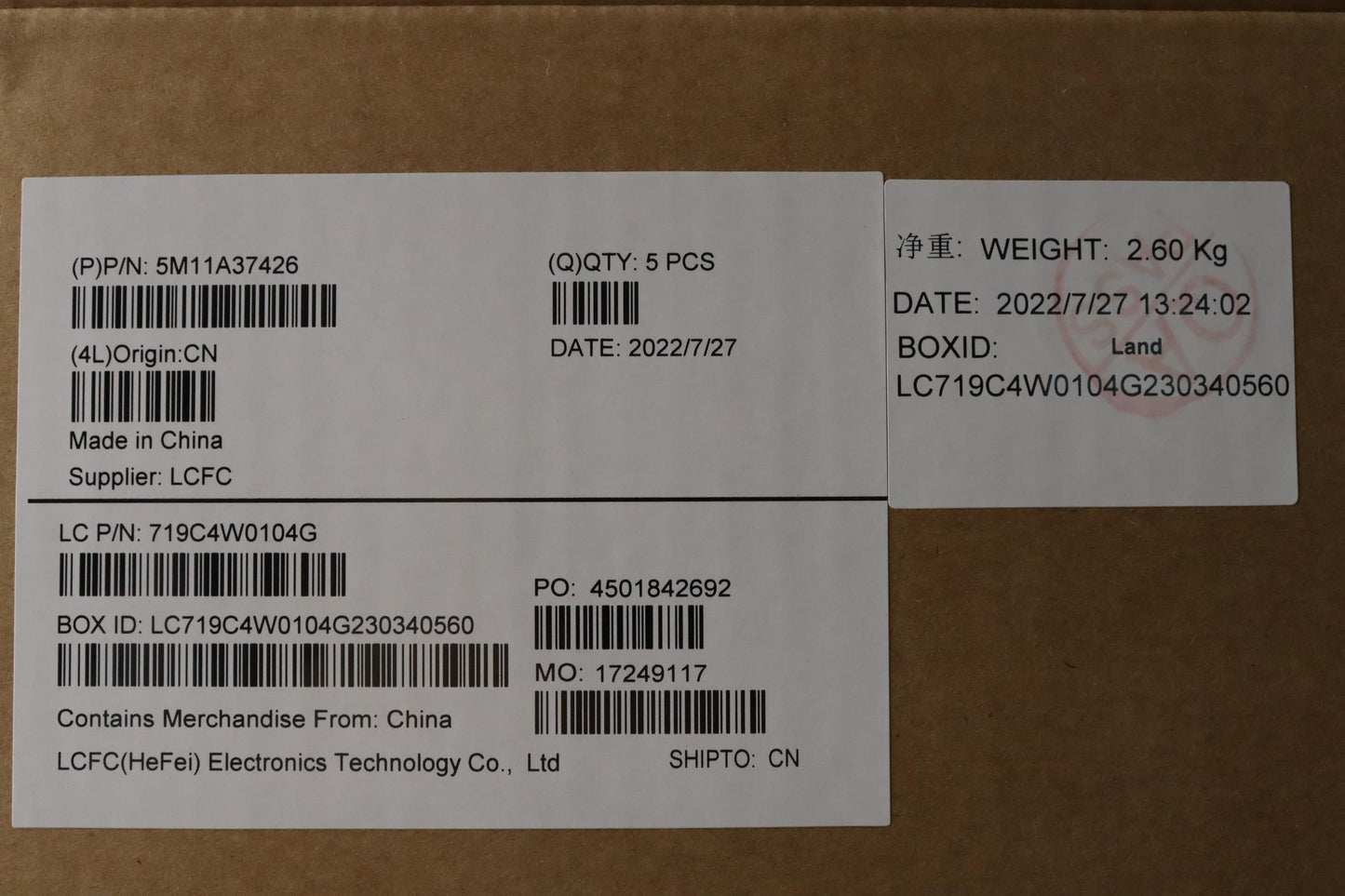Lenovo Mech_Asm Kbdw/C Spa Bklt(Tra) - 5M11A37426