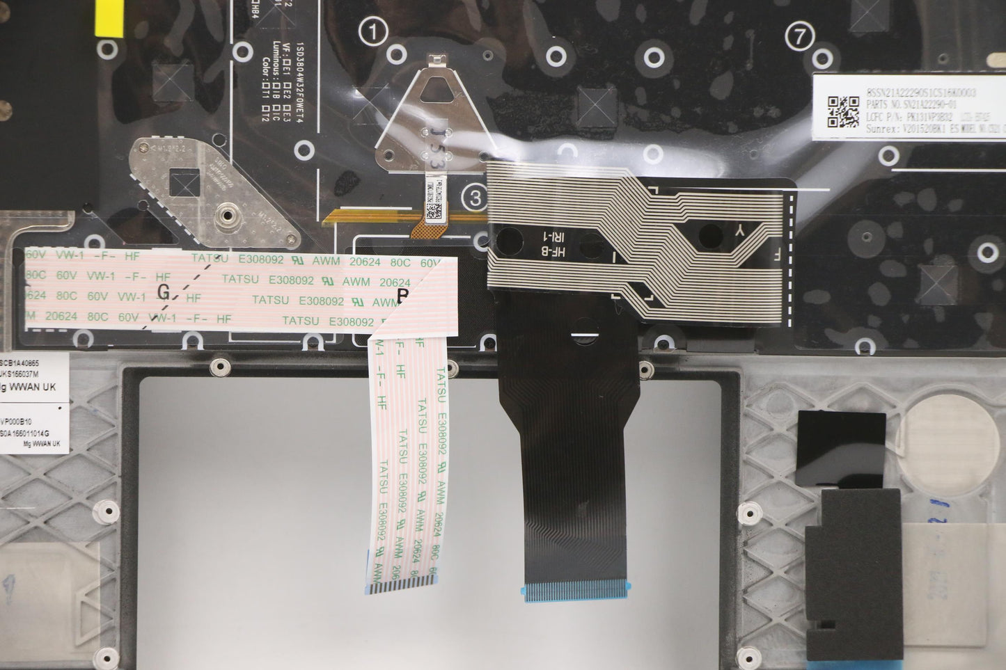 Lenovo Mech_Asm Kbdw/C Est Bklt(Sun)W - 5M11A37567