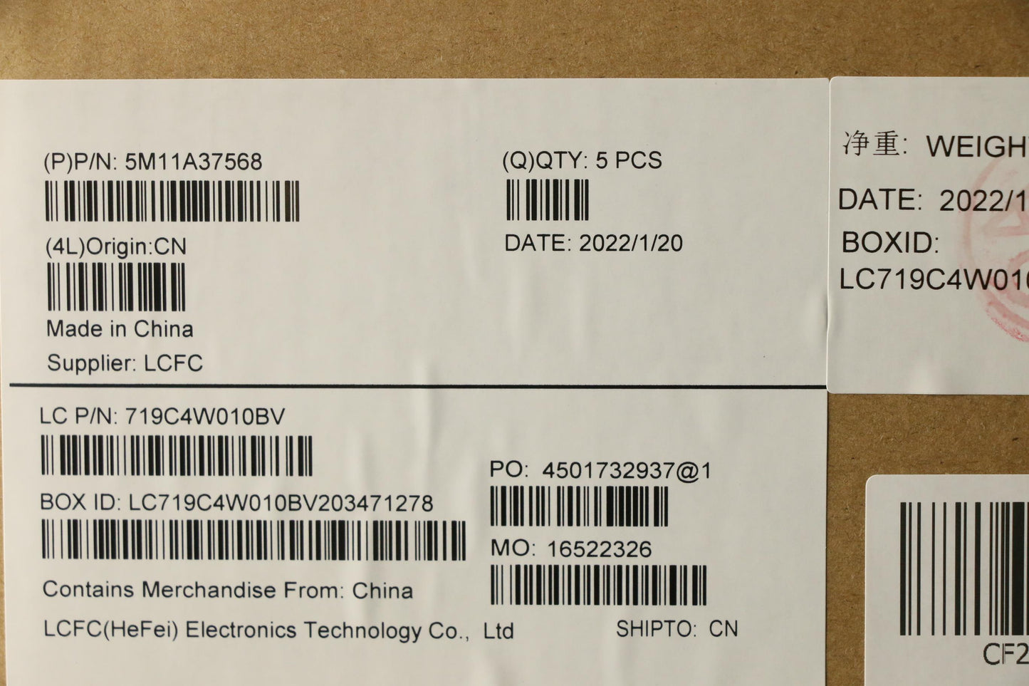 Lenovo Mech_Asm Kbdw/C Eur Eng Bklt(C - 5M11A37568