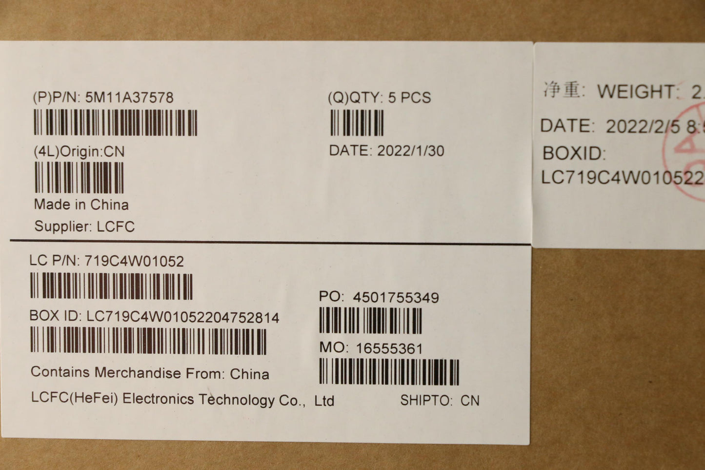Lenovo Mech_Asm Kbdw/C Fra Bklt(Chy)W - 5M11A37578