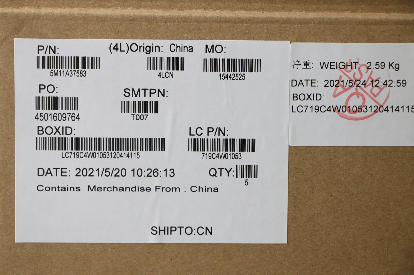 Lenovo Mech_Asm Kbdw/C Fra Bklt(Sun)W - 5M11A37583