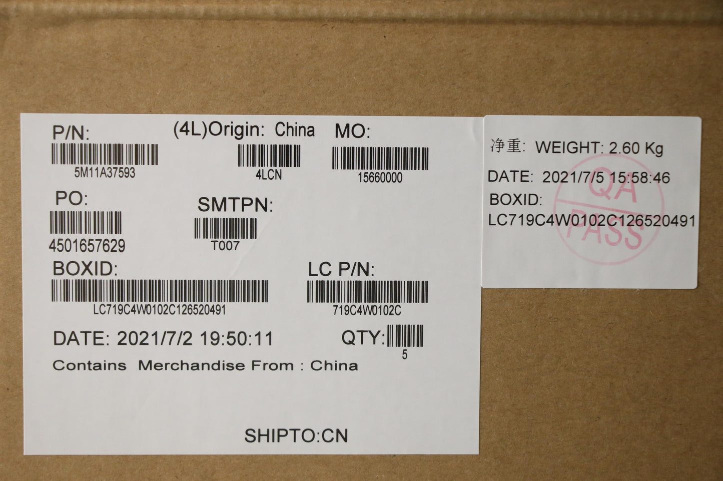 Lenovo Mech_Asm Kbdw/C Ger Bklt(Chy)W - 5M11A37593