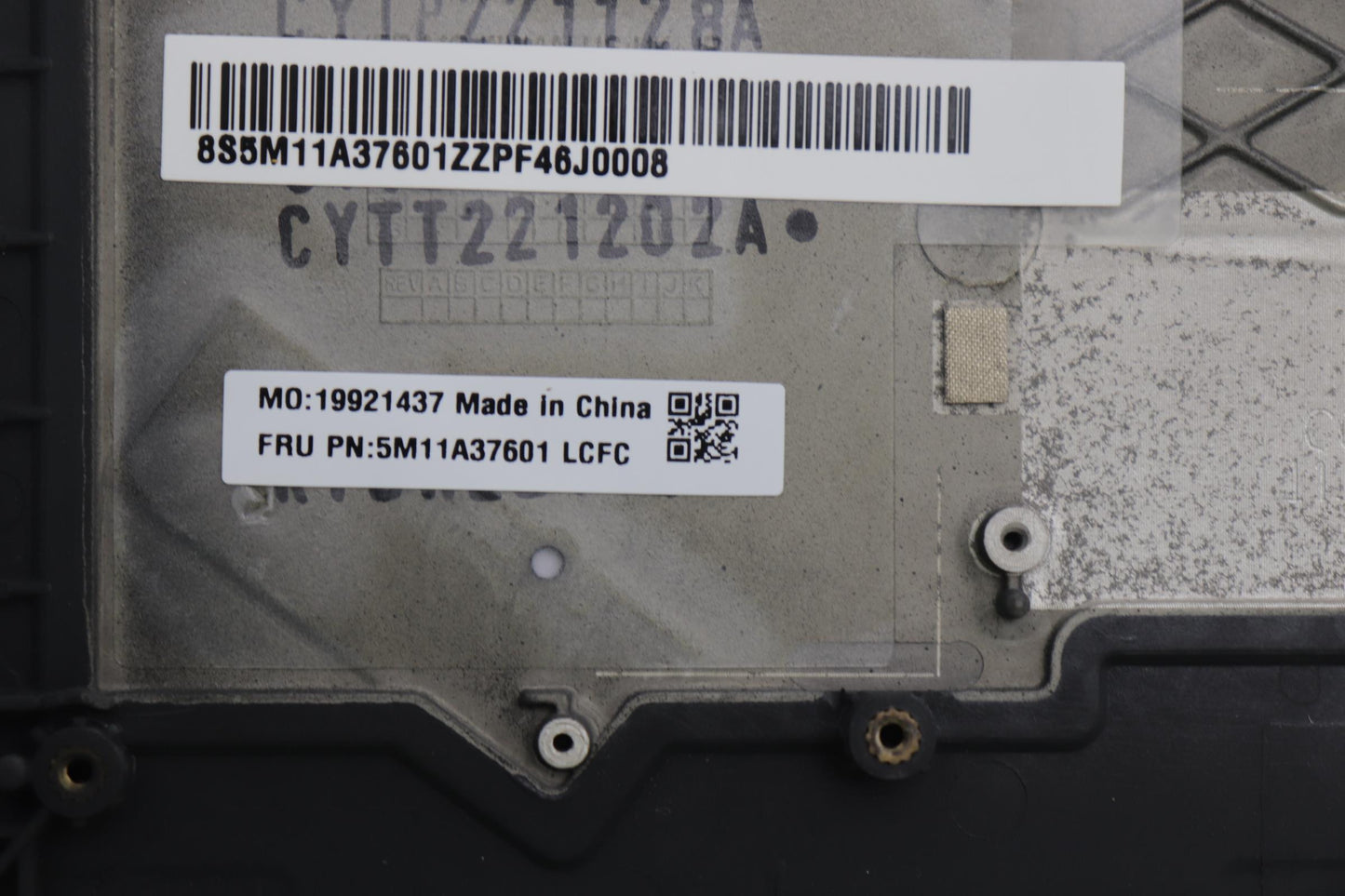 Lenovo Mech_Asm Kbdw/C Gre Bklt(Chy)W - 5M11A37601