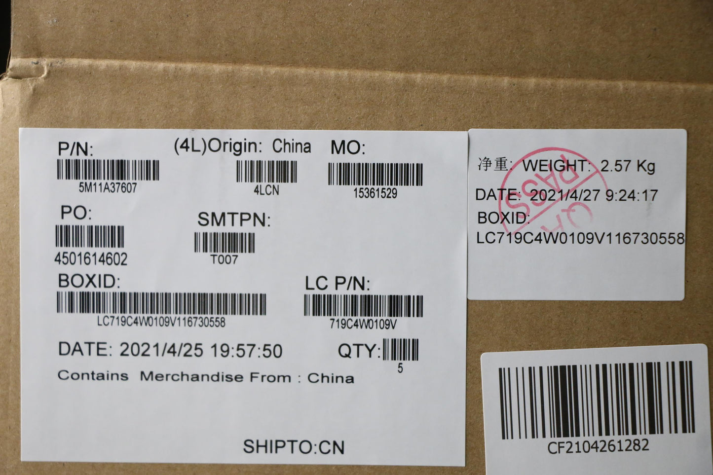 Lenovo Mech_Asm Kbdw/C Gre Bklt(Sun)W - 5M11A37607