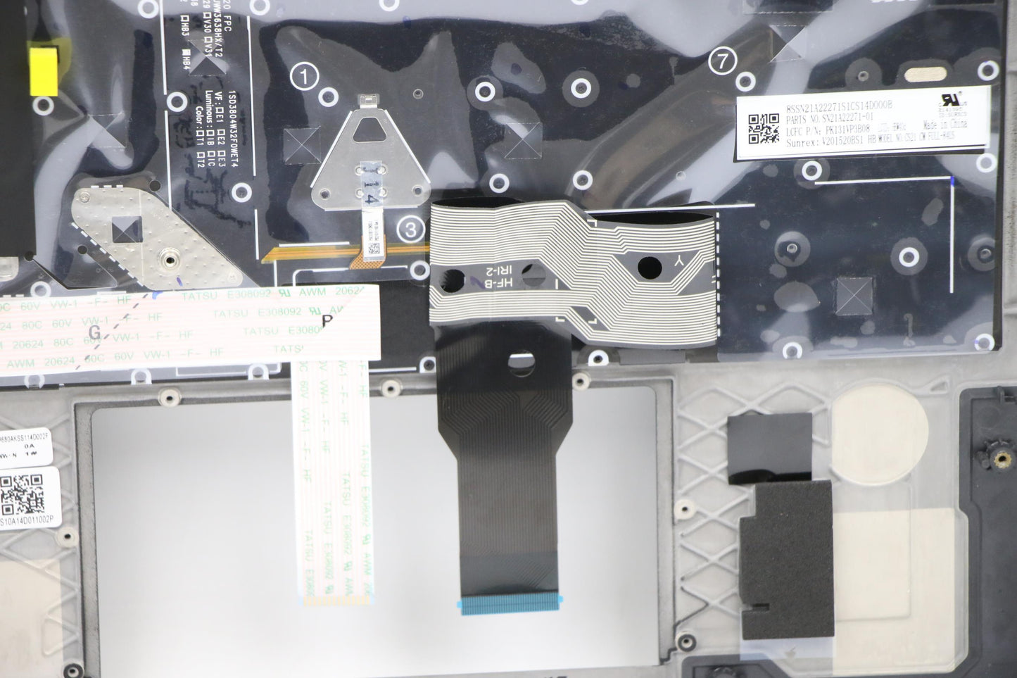 Lenovo Mech_Asm Kbdw/C Hbw Bklt(Sun)W - 5M11A37615