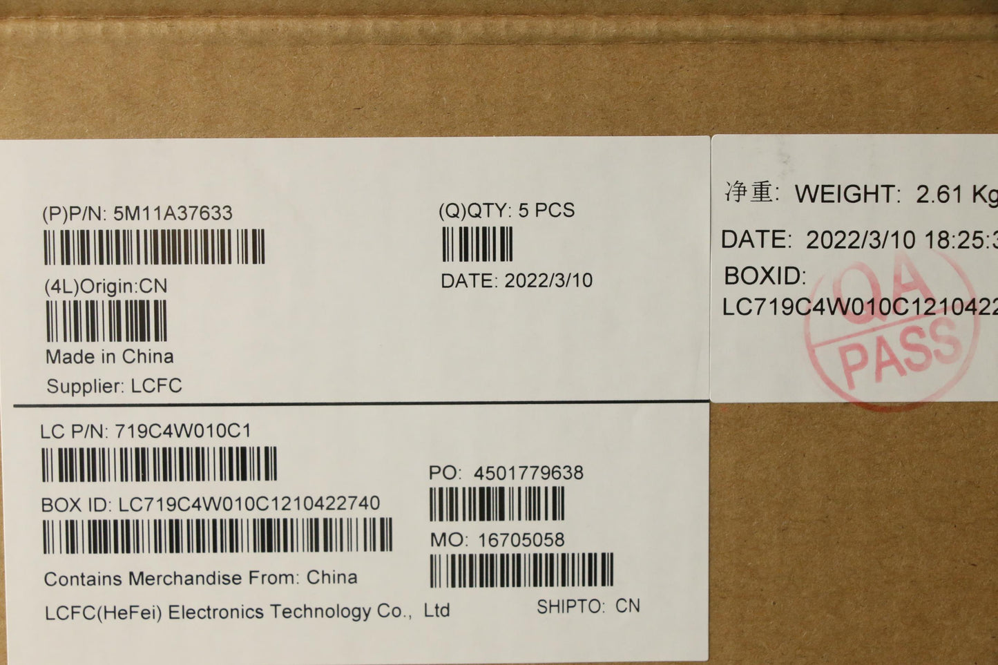 Lenovo Mech_Asm Kbdw/C Ind Eng Bklt(C - 5M11A37633