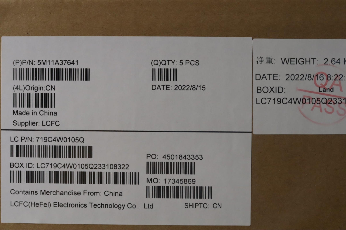 Lenovo Mech_Asm Kbdw/C Ita Bklt(Chy)W - 5M11A37641