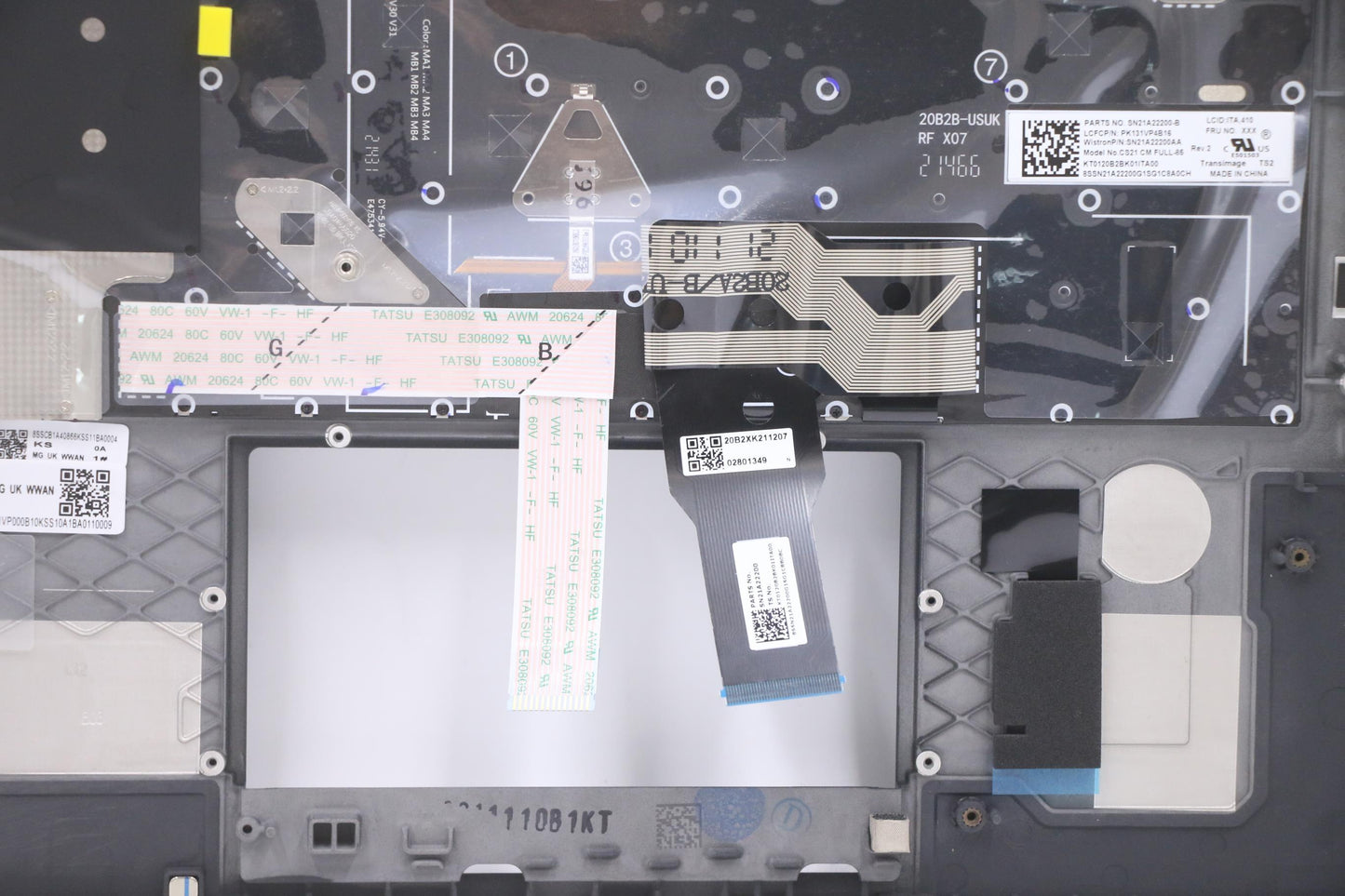 Lenovo Mech_Asm Kbdw/C Ita Bklt(Tra)W - 5M11A37646