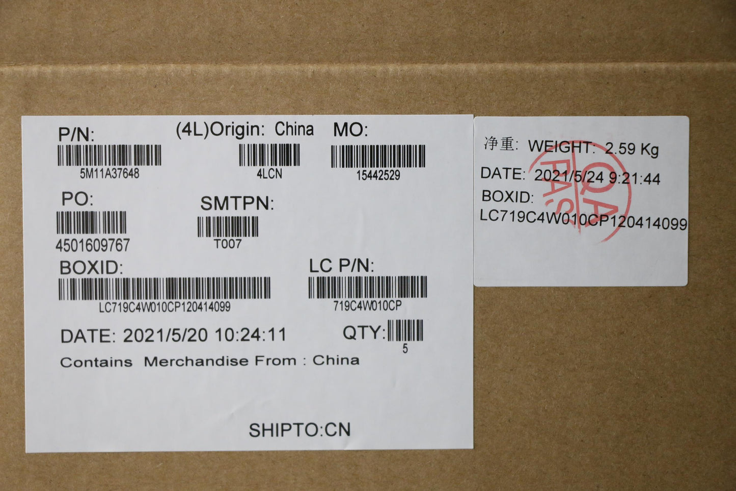 Lenovo Mech_Asm Kbdw/C Ita Bklt(Sun)W - 5M11A37648