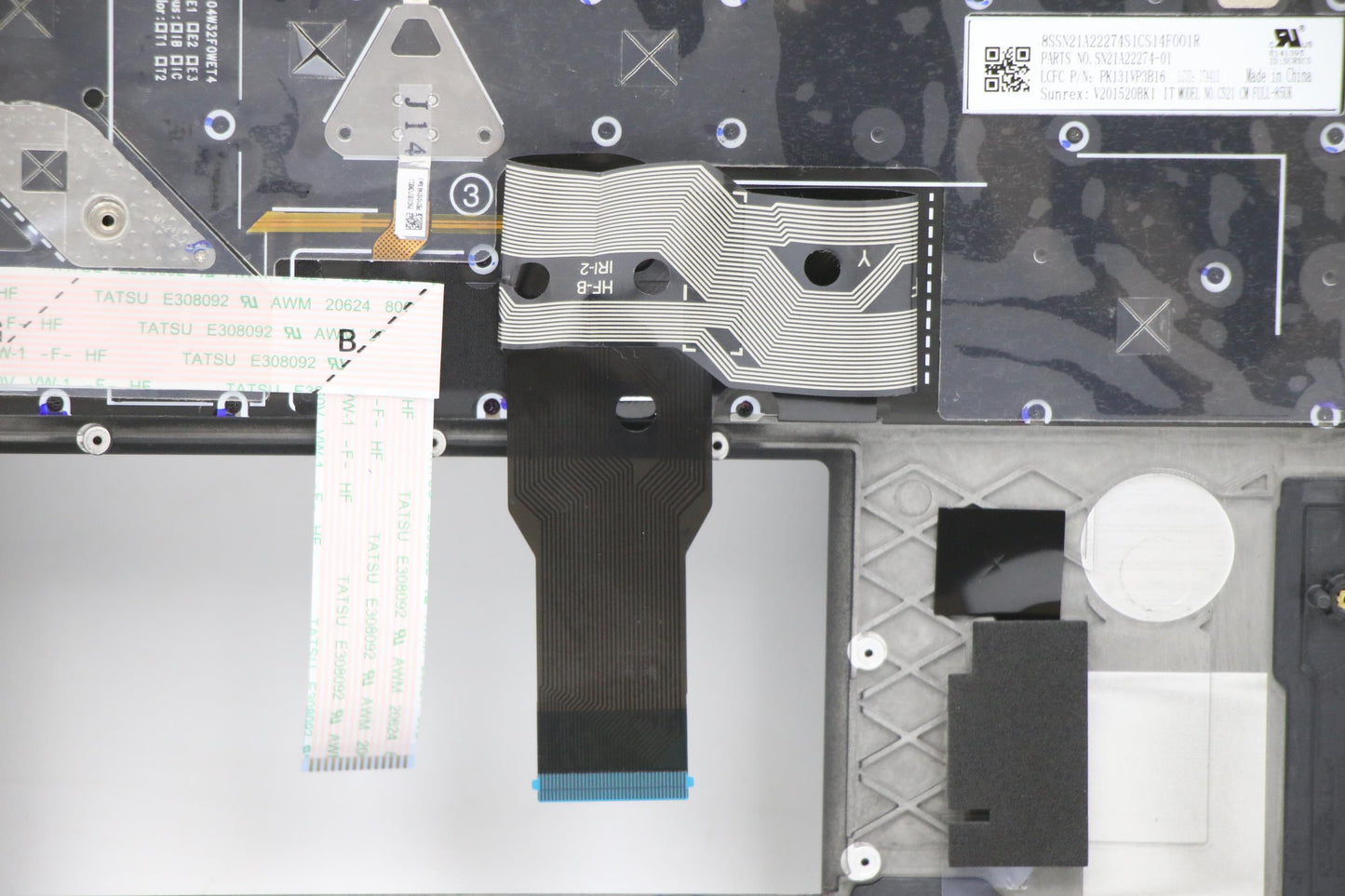 Lenovo Mech_Asm Kbdw/C Ita Bklt(Sun)W - 5M11A37648