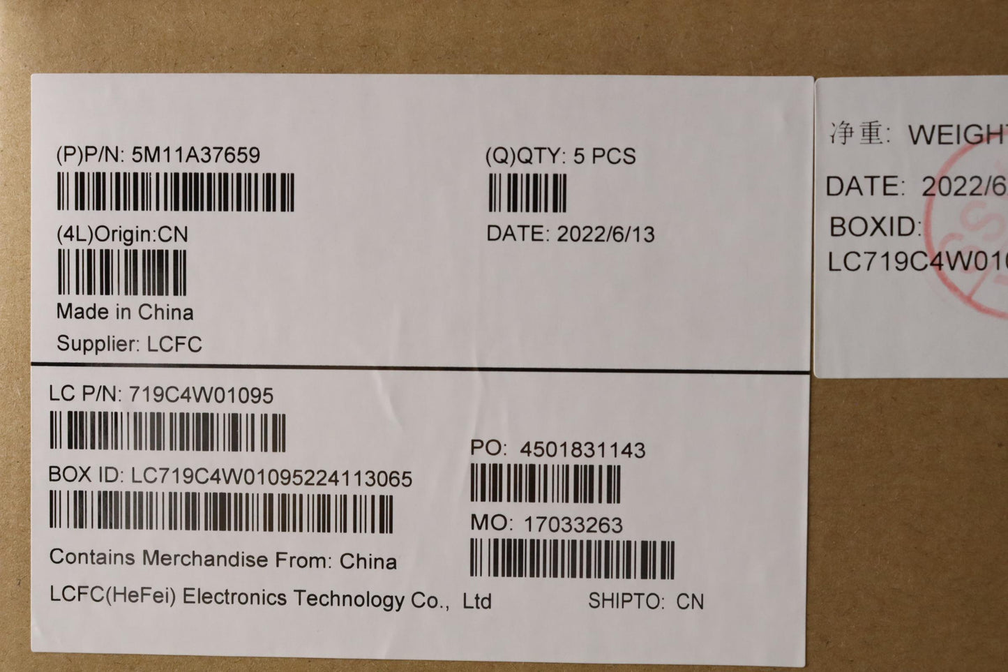 Lenovo Mech_Asm Kbdw/C Kor Bklt(Chy)W - 5M11A37659