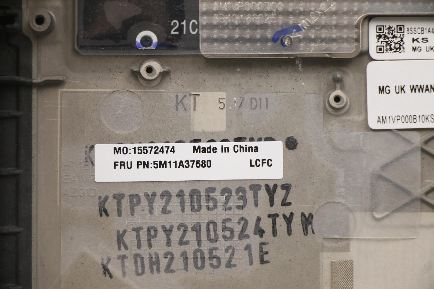 Lenovo Mech_Asm Kbdw/C Nor Bklt(Chy)W - 5M11A37680