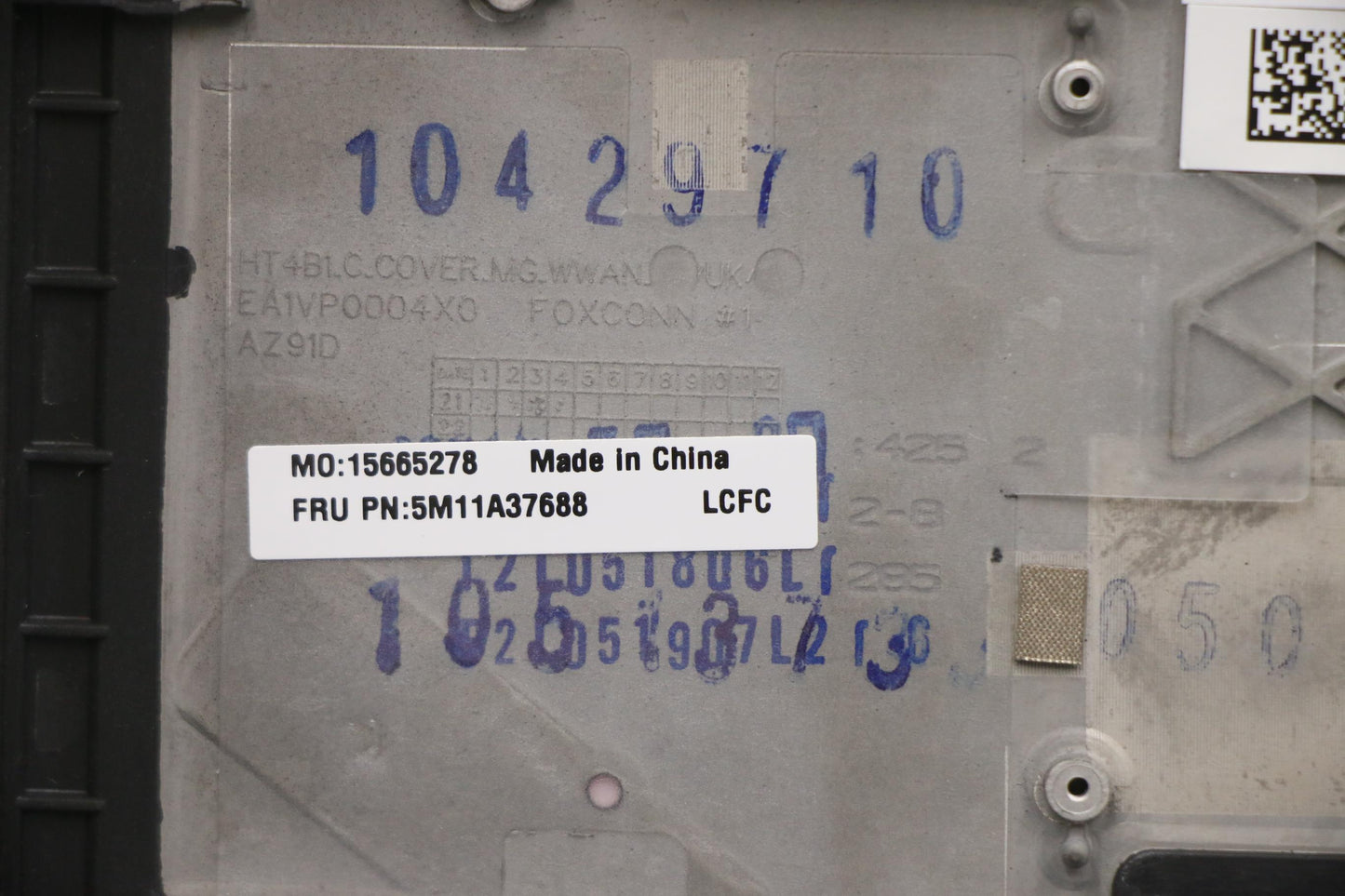 Lenovo Mech_Asm Kbdw/C Nordic Bklt(Ch - 5M11A37688
