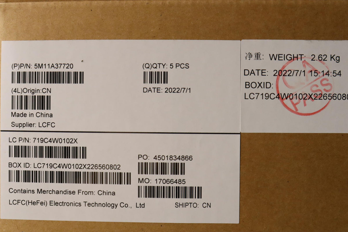 Lenovo Mech_Asm Kbdw/C Spa Bklt(Chy)W - 5M11A37720