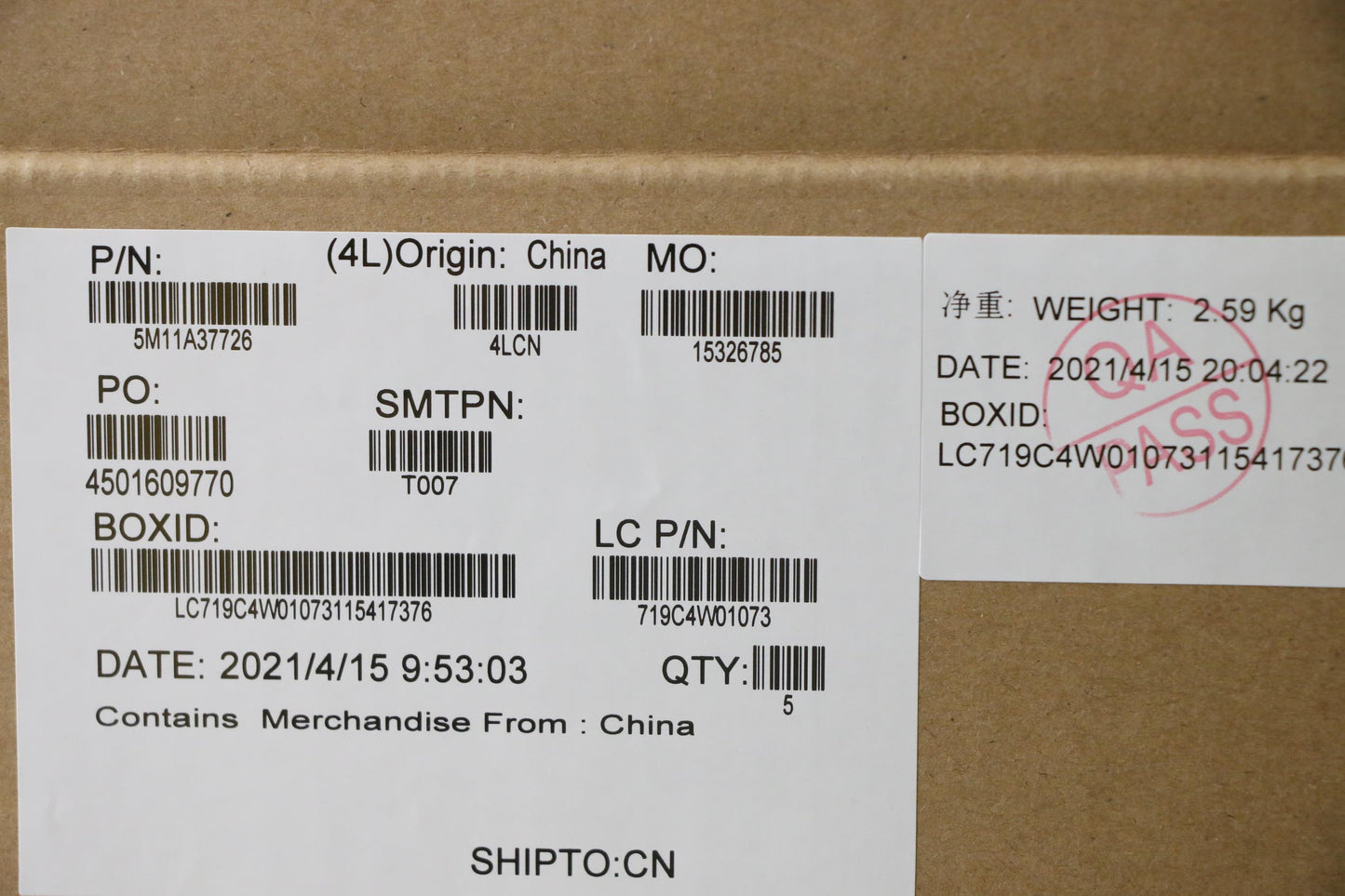 Lenovo Mech_Asm Kbdw/C Spa Bklt(Sun)W - 5M11A37726