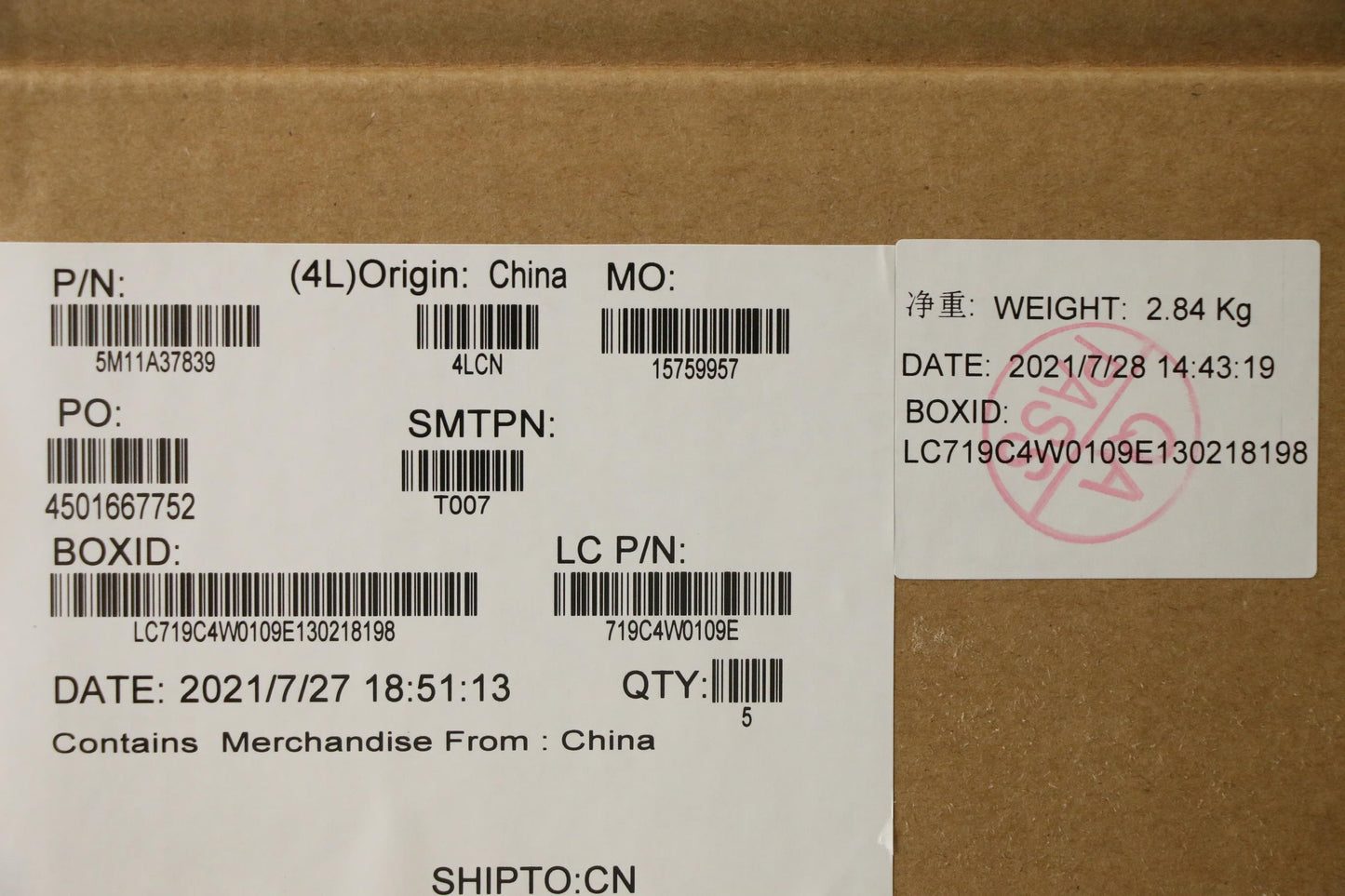 Lenovo Mech_Asm Kbdw/C Euro Eng Bklt( - 5M11A37839