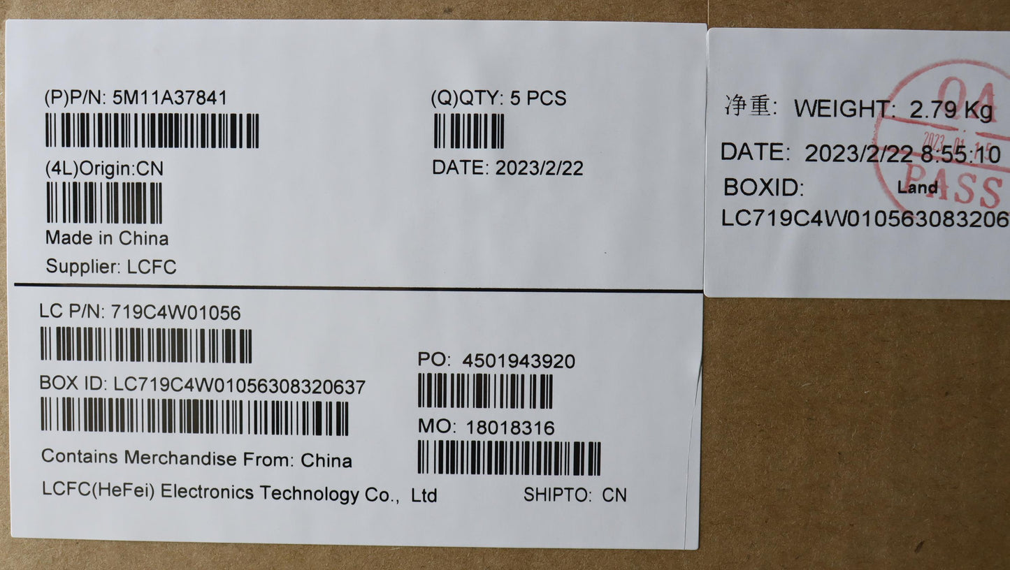 Lenovo Mech_Asm Kbdw/C Fra Bklt(Chy) - 5M11A37841