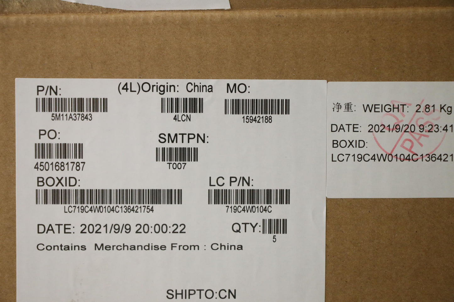Lenovo Mech_Asm Kbdw/C Fra Bklt(Tra) - 5M11A37843