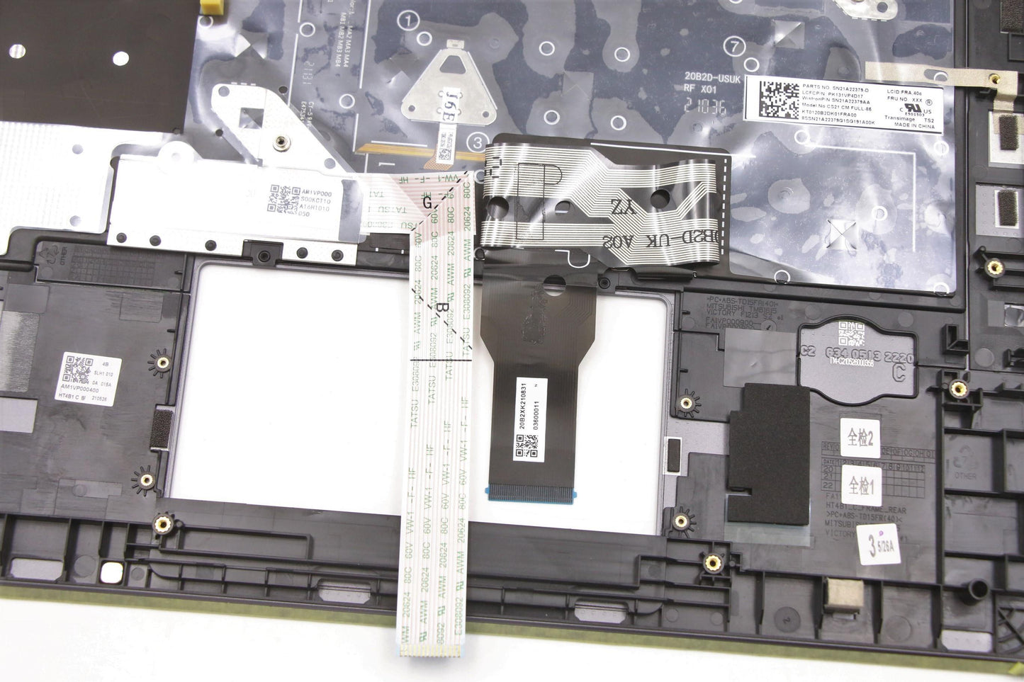 Lenovo Mech_Asm Kbdw/C Fra Bklt(Tra) - 5M11A37843