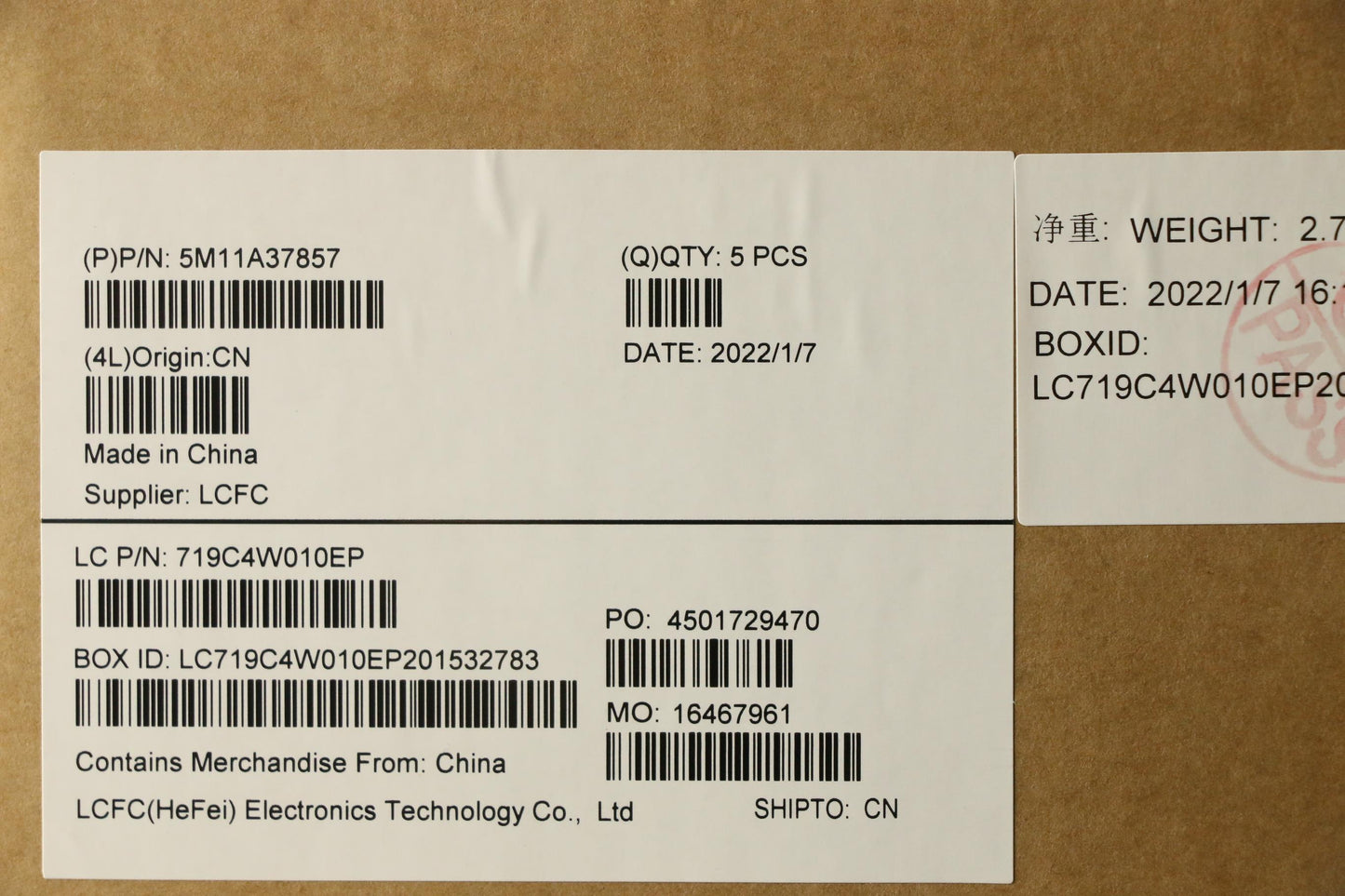Lenovo Mech_Asm Kbdw/C Gre Bklt(Tra) - 5M11A37857