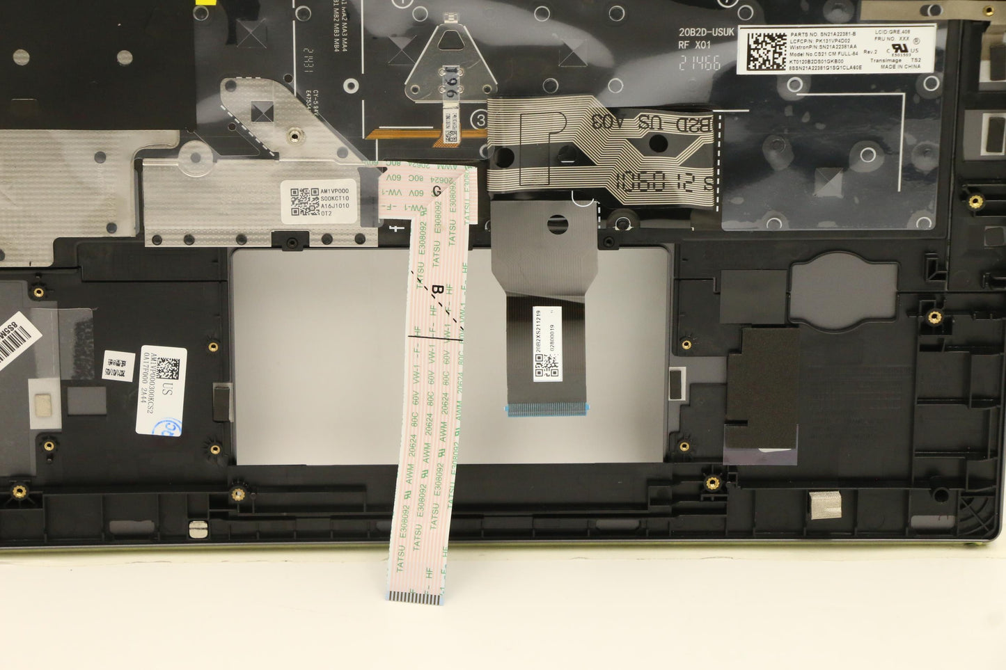Lenovo Mech_Asm Kbdw/C Gre Bklt(Tra) - 5M11A37857