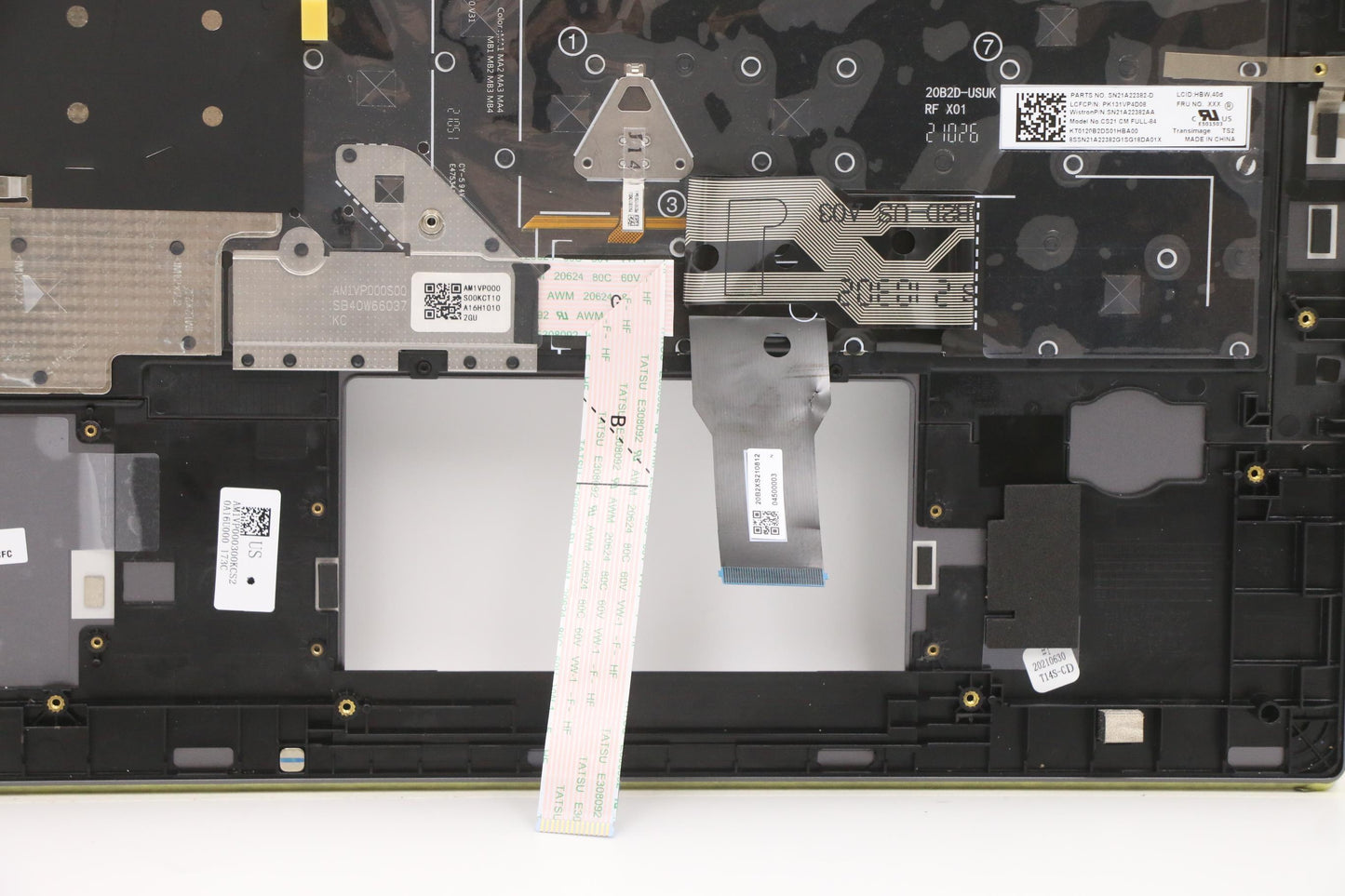 Lenovo Mech_Asm Kbdw/C Hbw Bklt(Tra) - 5M11A37860