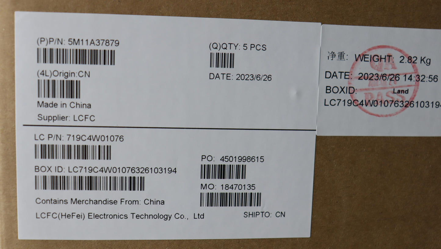Lenovo Mech_Asm Kbdw/C Ita Bklt(Chy) - 5M11A37879