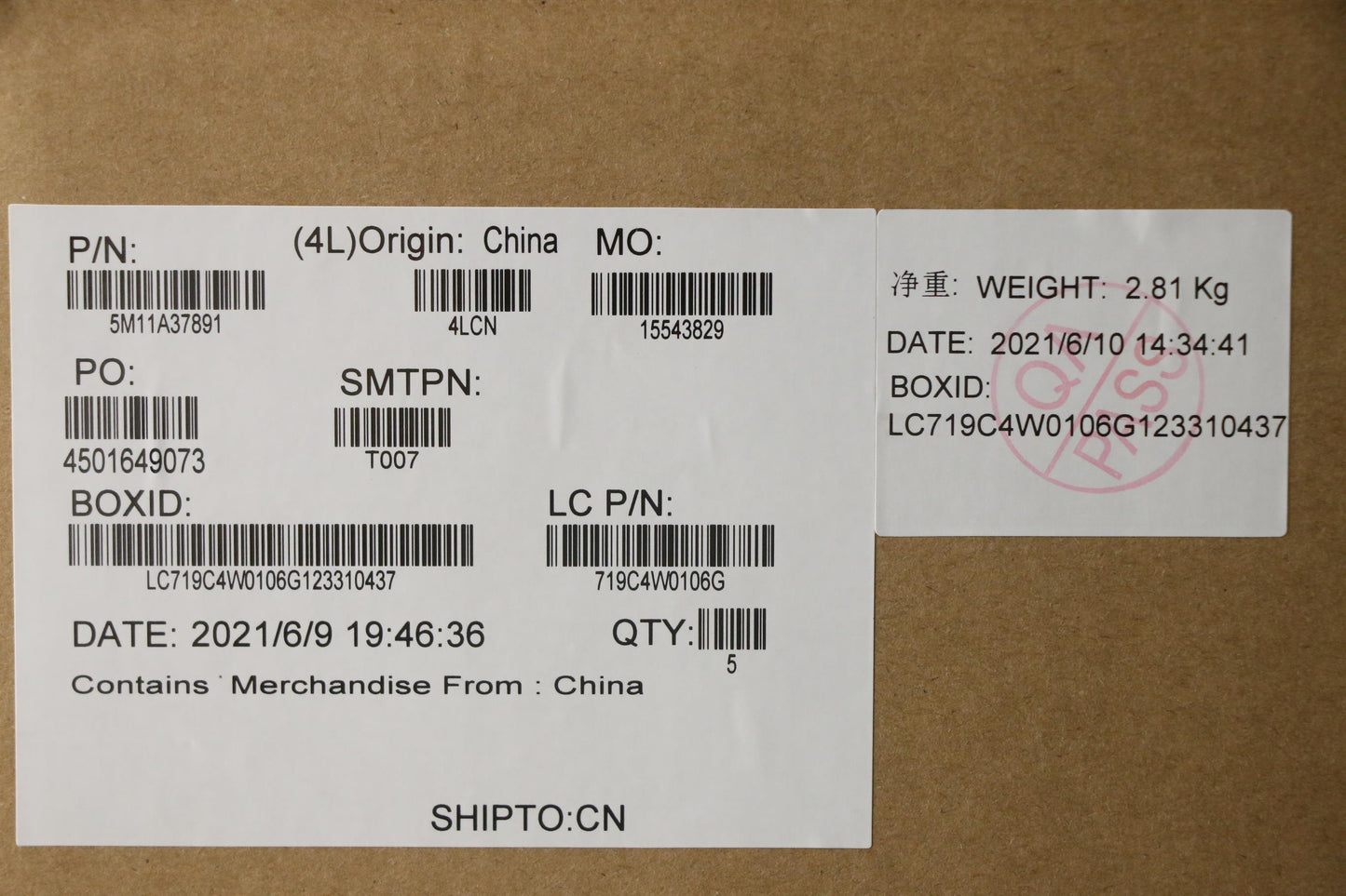 Lenovo Mech_Asm Kbdw/C La Spa Bklt(Ch - 5M11A37891