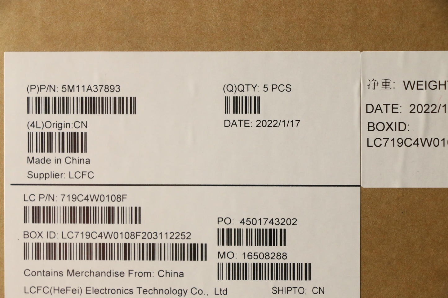 Lenovo Mech_Asm Kbdw/C La Spa Bklt(Tr - 5M11A37893