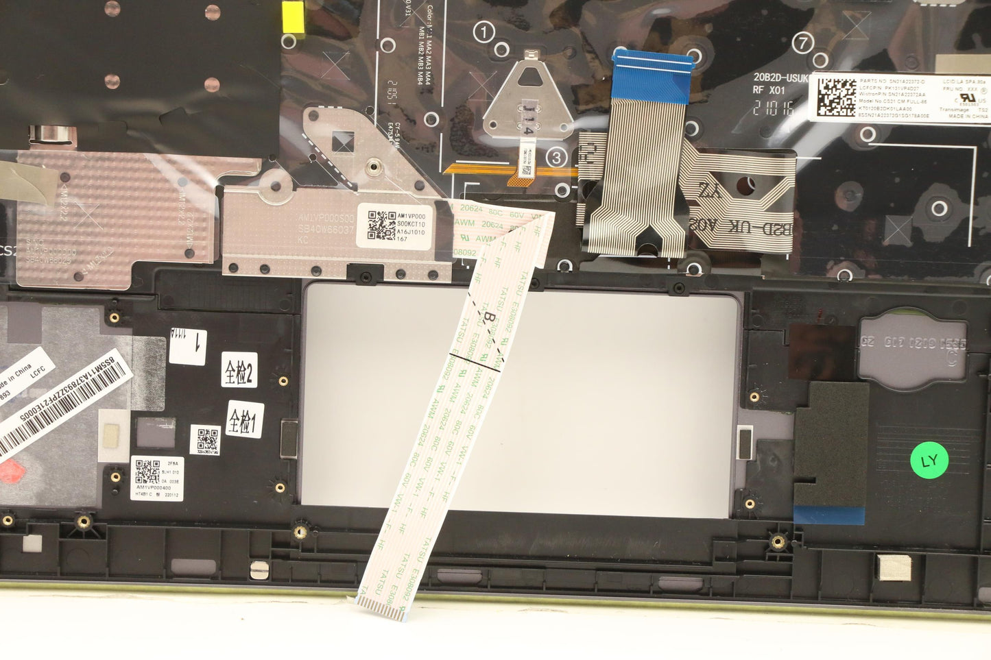 Lenovo Mech_Asm Kbdw/C La Spa Bklt(Tr - 5M11A37893