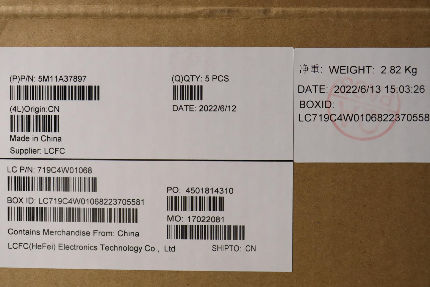Lenovo Mech_Asm Kbdw/C Nor Bklt(Tra) - 5M11A37897